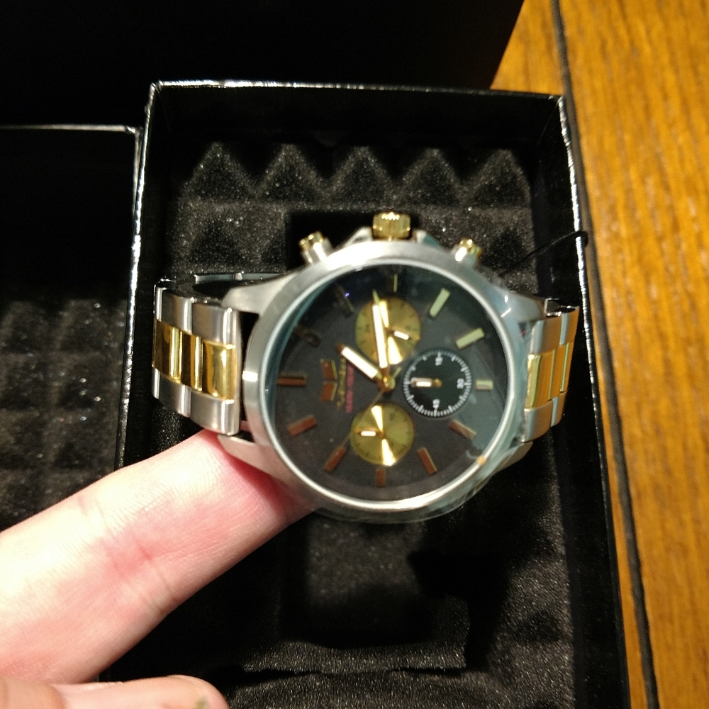 Vestal - Heirloom Chrono - Silver-Gold/Gold/Blk